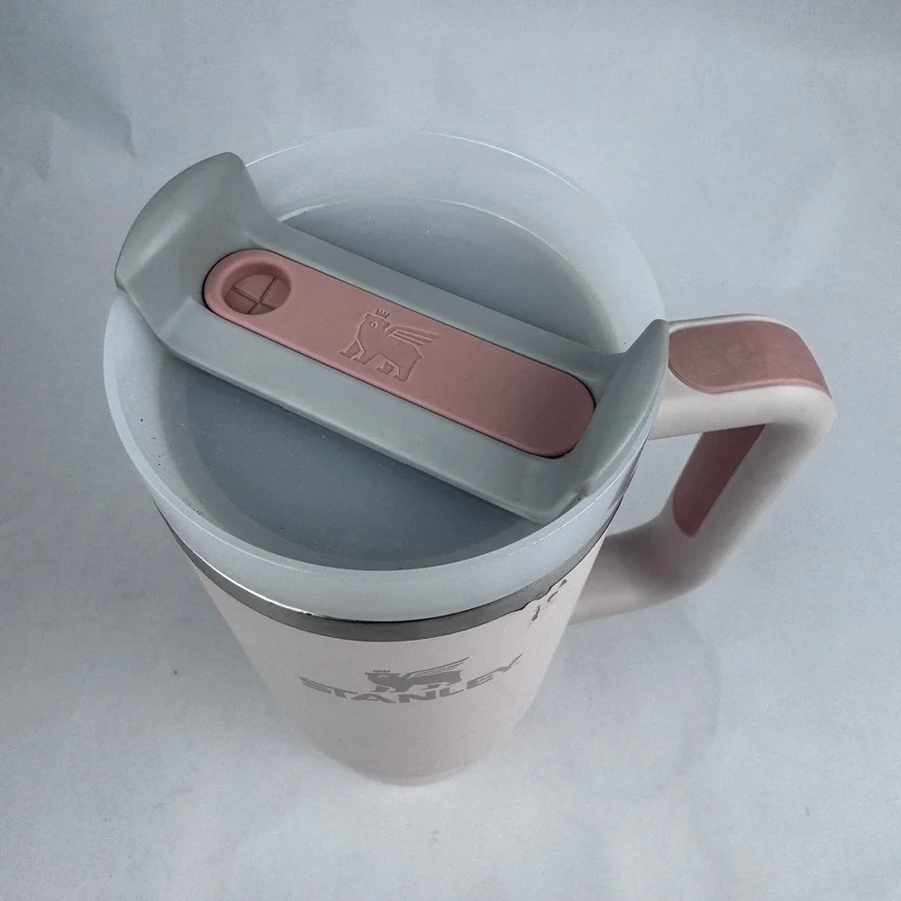 Stanley 30oz Rose Quartx Stainless Steel Tumbler with Handle NO STRAW